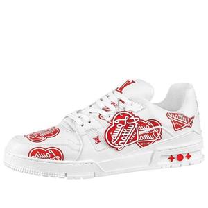 Кроссовки x nigo trainers 'white with red logo hearts' Louis Vuitton, белый