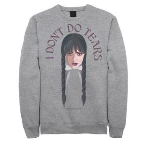 Мужской свитшот с рисунком Wednesday Don’t Do Tears Licensed Character