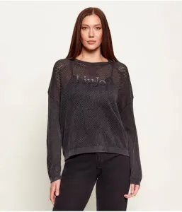 Свитер relaxed fit Liu Jo Sport, графитовый