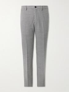 Брюки-костюмы из твила облегающего прямого кроя Puppytooth MR P., серый