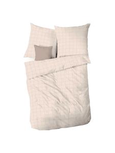 Kaeppel Постельное белье в клетку, натуральный цвет