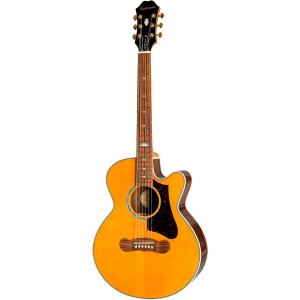 Акустически-электрическая гитара Epiphone J-200 EC Studio Parlor Vintage Natural