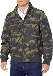 Мужская водонепроницаемая куртка-бомбер Tommy Hilfiger Performance (стандартная и большая и высокая), Camouflage Unfilled