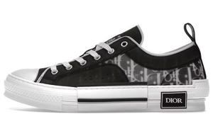 Кроссовки DIOR B23 Low Black White Oblique
