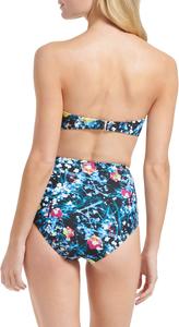 Классический женский бикини-топ на косточках Calvin Klein с формованными чашечками, Black Poppy Multi