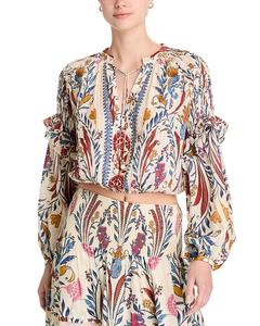 Блуза «Романтическая легкость» FARM Rio, мультиколор