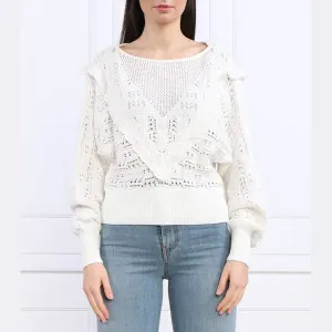 Свитер обычного кроя Twin-Set, белый