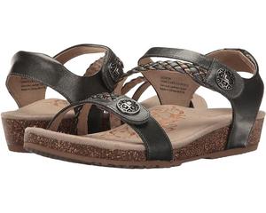 Сандалии Aetrex Jillian Quarter Strap, цвет Gunmetal