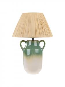 Настольные лампы LIMONES зелено-бежевого цвета - (Ш) 36 x (В) 53 x (Д) 36 см
