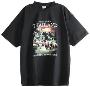 Туристическая футболка Vetements Thailand, черная