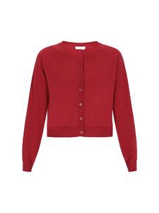 Женский кардиган бордового цвета usha BLUE LABEL