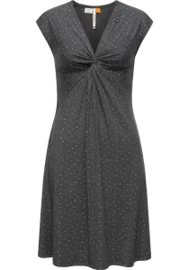 Платье с запахом Ragwear "Comfrey", стильное летнее платье с глубоким V-образным вырезом, серый