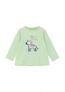 Лонгслив s.Oliver, светло-зеленый