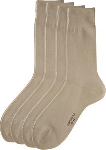 Носки camano Herren Business 4 шт, бежевый