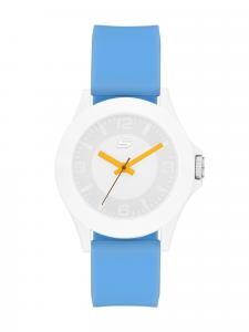 Аналоговые силиконовые часы Skechers SR6369 унисекс, цвет Blue, White