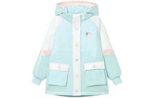 Детская стеганая куртка FILA, цвет Sky Island Blue