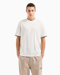 Мужская футболка A|X стандартного кроя с многослойным дизайном A|X Armani Exchange, Off White