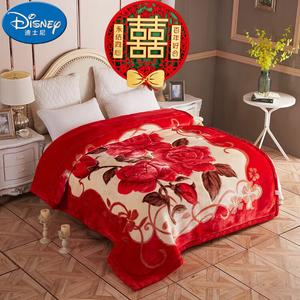 Disney Одеяло свадебное 200х230 см, 6 кг, утолщенное, с вышивкой "красный лотос", в подарочной упаковке