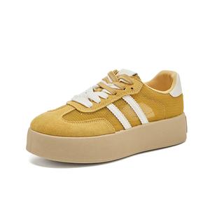 La Chapelle Нескользящие износостойкие низкие кроссовки для скейтбординга женские желтые