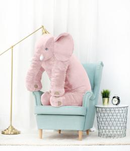 Gustaw Teddy Bear, Слон 125см, Подушка, розовый, Miś Gustaw