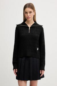 Хлопковый свитер Tommy Hilfiger, черный