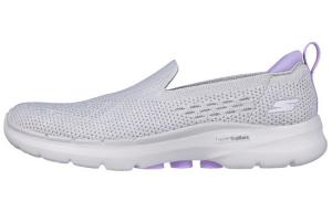 Skechers Go Walk 6 Lifestyle Shoes Women's Low-top White/purple