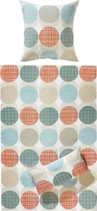 Постельное белье сине-красное 1x 155x220 см + 1x 40x80 см REDBEST