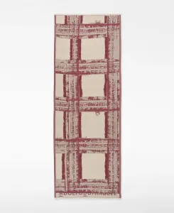 Женская хлопковая футболка из органического хлопка с принтом Adolfo Dominguez, малиновый