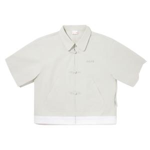 LiNing Рубашка ANB Women's Silver Fox Gray/Standard White