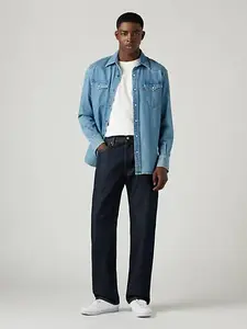 Джинсы Levi's 555 Relaxed Straight, темно-синий