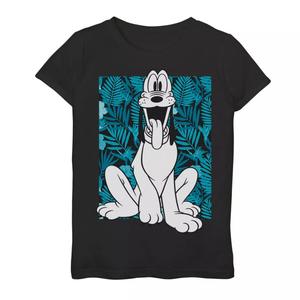 Тропическая футболка «Плутон» для девочек 7–16 лет «Дисней Микки и друзья» Licensed Character