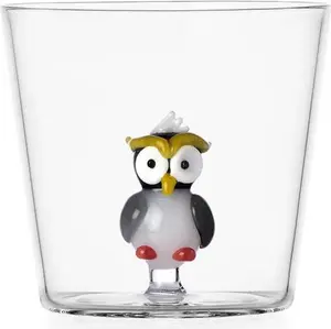 Стакан для питья Сова, цветной. Corrado Corrradi Srl/ Ichendorf