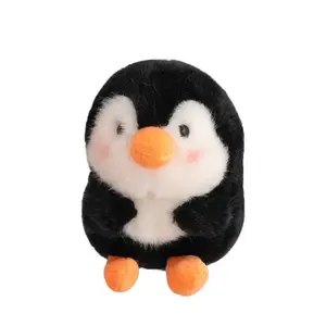 WOWOCHENG Плюшевый кулон в виде розовой панды-кролика-хомячка, высота 13 см