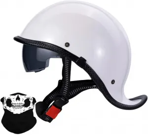 Ретро мотоциклетные полушлемы в немецком стиле, шлем-джет с визором, полушлем с сертификатом ECE для скутеров, мопедов, круизеров, чопперов, мопедов и скутеров для мужчин и женщин BDTOT, J