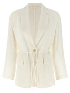 Шелковый пиджак Brunello Cucinelli, бежевый