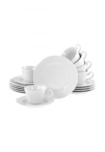 Сервиз кофейный Creatable Arianne, 18 предметов, белый