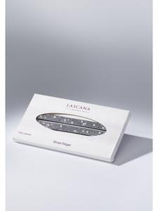 Бретельки бюстгальтера черного и серебристого цветов LASCANA