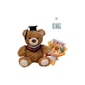 Милый плюшевый мишка доктор в дизайне для питомцев, высота 25 см BANLI