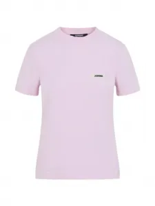 Футболка с логотипом Jacquemus, розовый