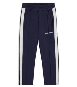 Технически тренировочные брюки с логотипом Palm Angels Kids, Navy Blue