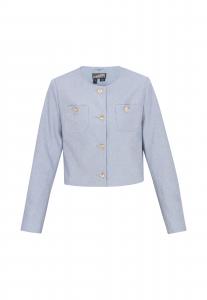 DreiMaster Vintage Пиджак в крапчатом синем