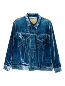 Джинсовая куртка на пуговицах Pierre-Louis Mascia, синий