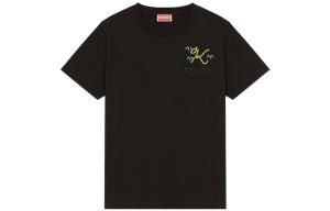 Футболка женская Kenzo x Nigo Tiger Tail Logo, черный