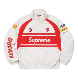 Куртка x ducati track jacket 'white red' Supreme, белый