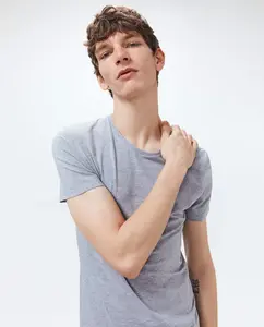 Sfera мужская базовая серая футболка с короткими рукавами, серый