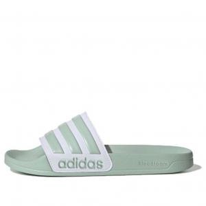 Слипоны (WMNS) adidas neo Adilette Shower 'Green' EG1885, зеленый