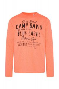 CAMP DAVID Футболка в неоново-оранжевом цвете