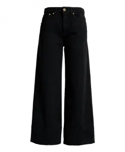 Широкие джинсы Dondup, черный