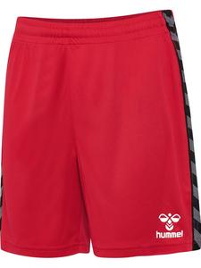 Детские шорты "Hmlauthentic Pl Shorts Kids" красного цвета Hummel