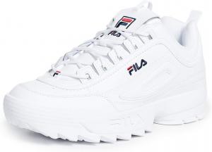 Мужские кроссовки Fila MbSneaker легкие повседневные, белый/темно-синий/красный